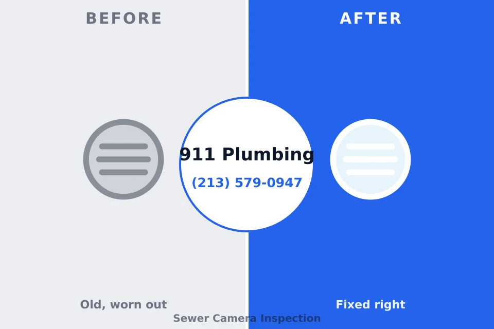 Before and after: plumbing company Grandyle Village, NY